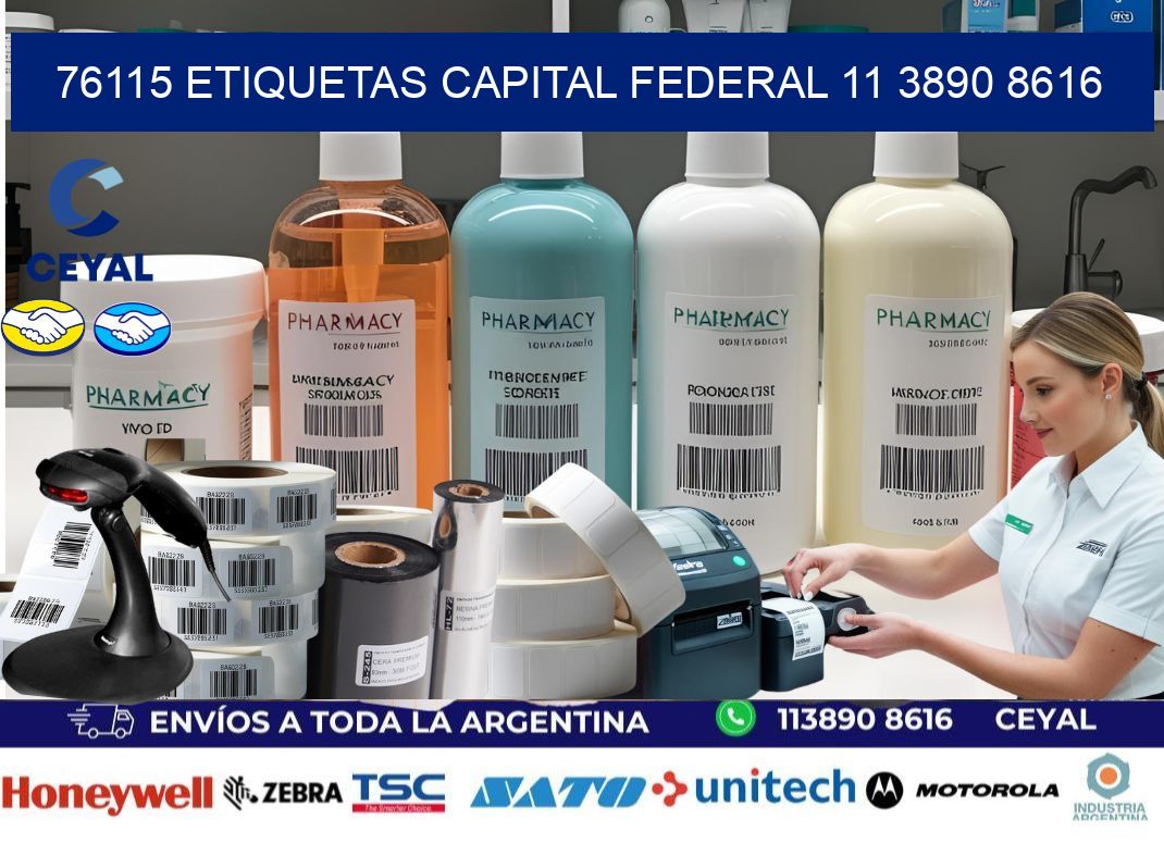 76115 ETIQUETAS CAPITAL FEDERAL 11 3890 8616