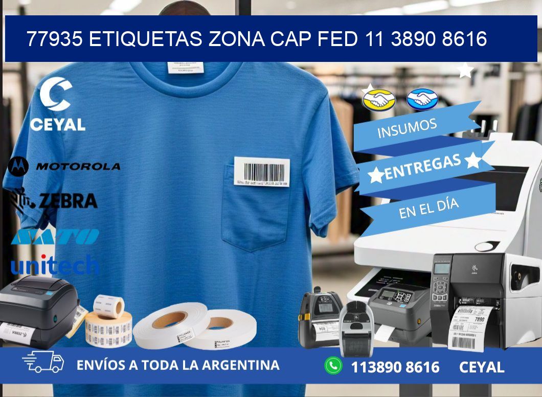 77935 ETIQUETAS ZONA CAP FED 11 3890 8616