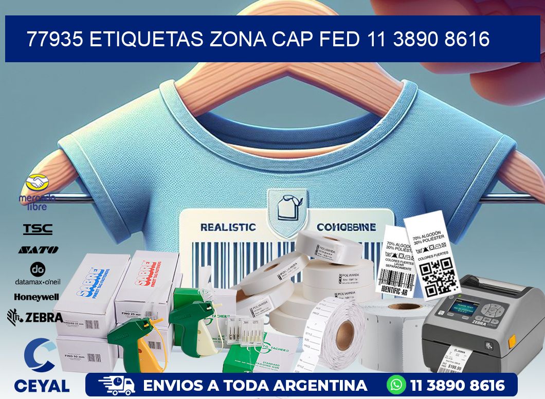 77935 ETIQUETAS ZONA CAP FED 11 3890 8616