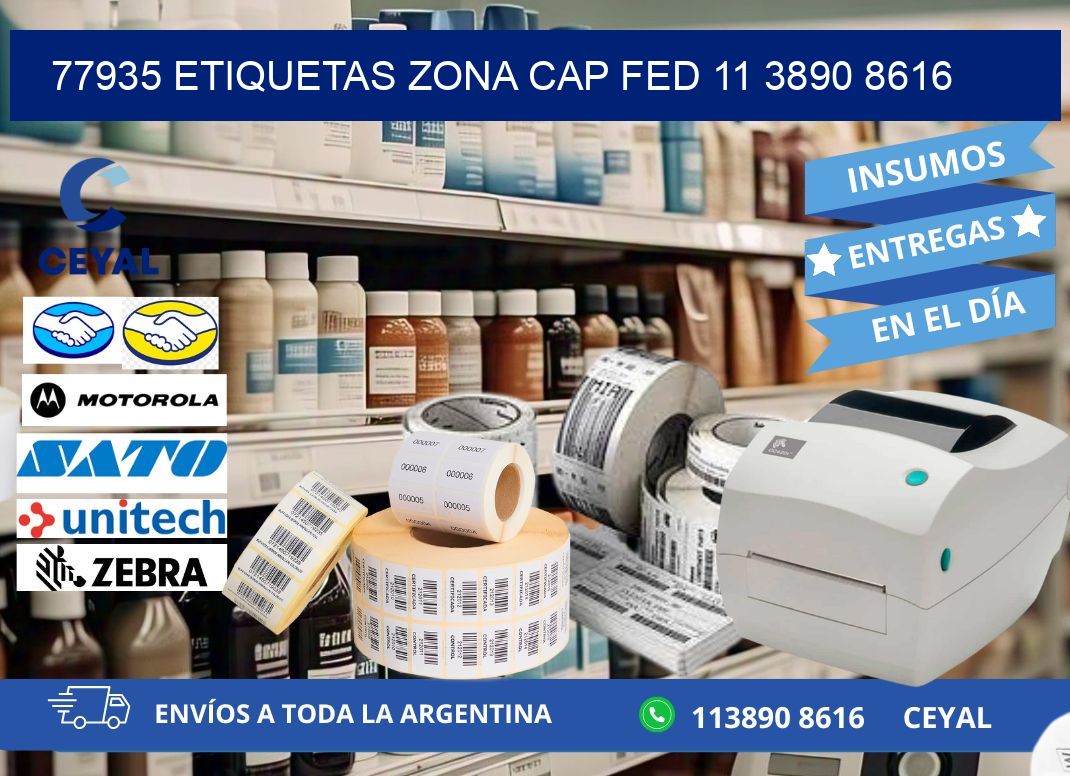 77935 ETIQUETAS ZONA CAP FED 11 3890 8616