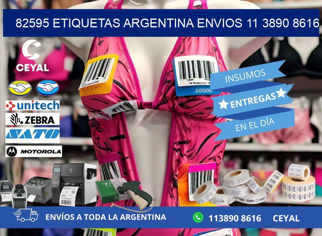 82595 ETIQUETAS ARGENTINA ENVIOS 11 3890 8616
