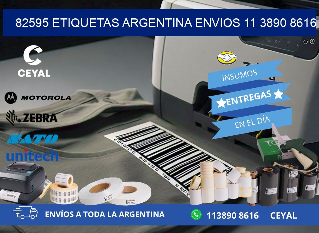82595 ETIQUETAS ARGENTINA ENVIOS 11 3890 8616