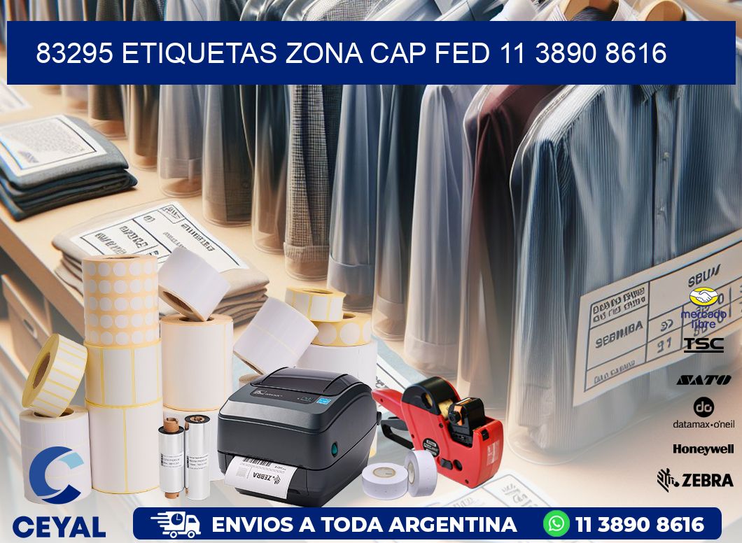 83295 ETIQUETAS ZONA CAP FED 11 3890 8616