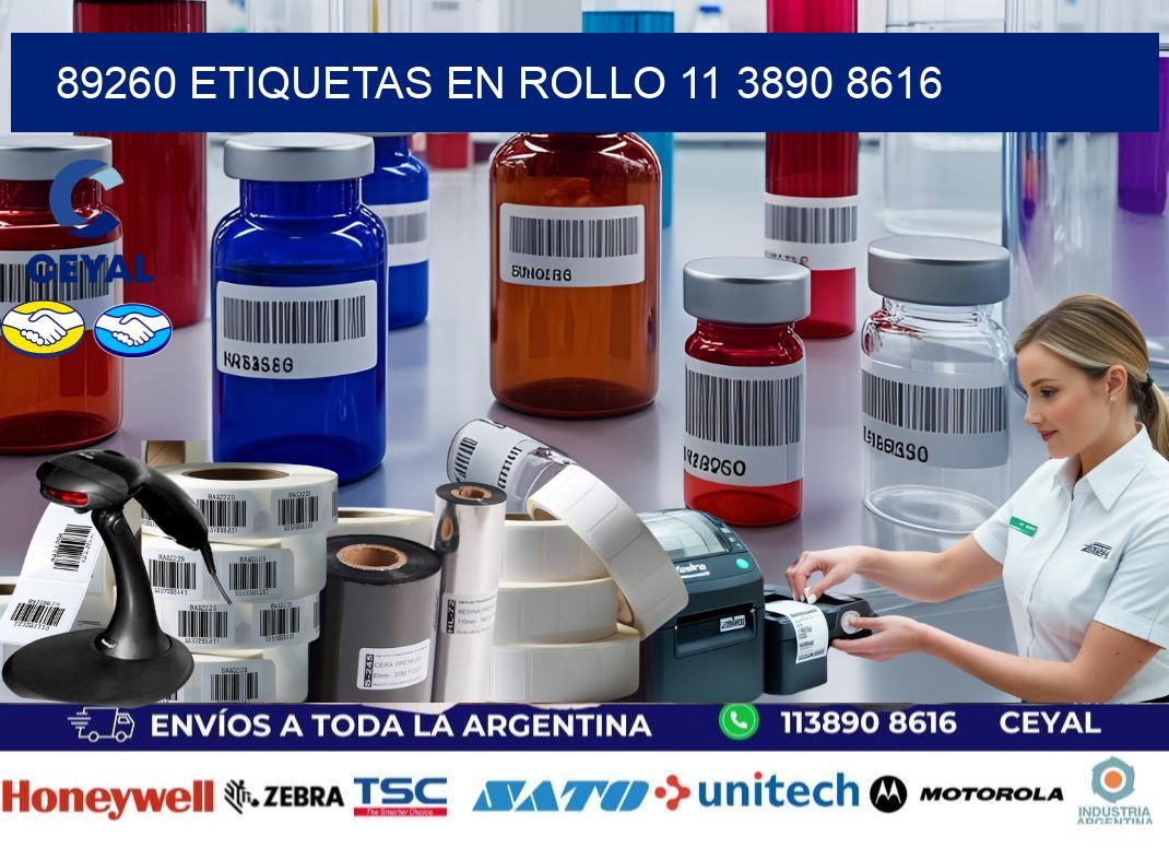 89260 ETIQUETAS EN ROLLO 11 3890 8616
