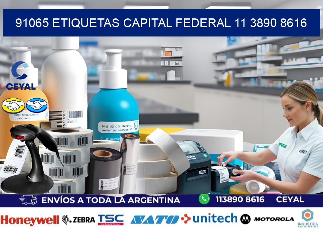91065 ETIQUETAS CAPITAL FEDERAL 11 3890 8616