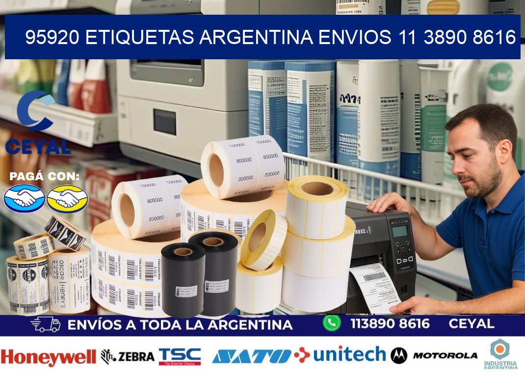 95920 ETIQUETAS ARGENTINA ENVIOS 11 3890 8616