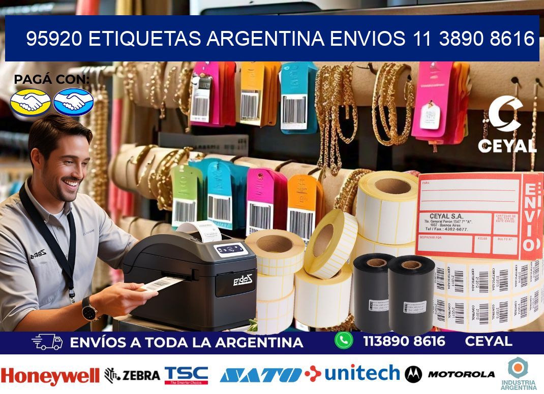 95920 ETIQUETAS ARGENTINA ENVIOS 11 3890 8616