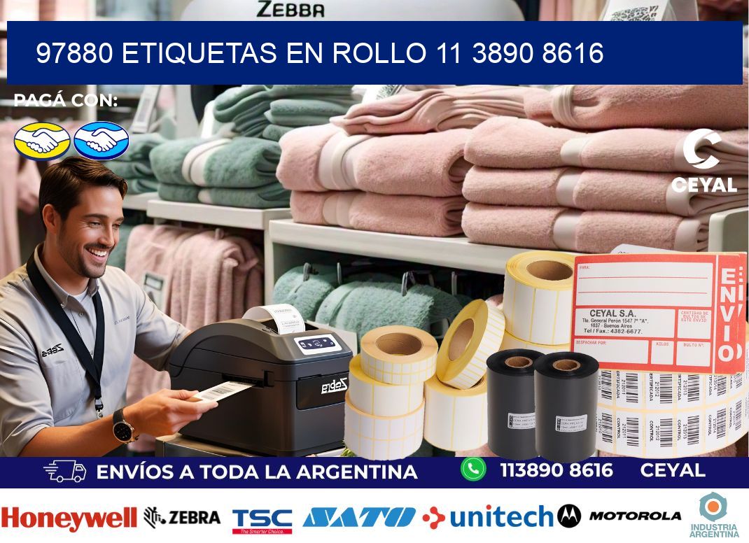 97880 ETIQUETAS EN ROLLO 11 3890 8616