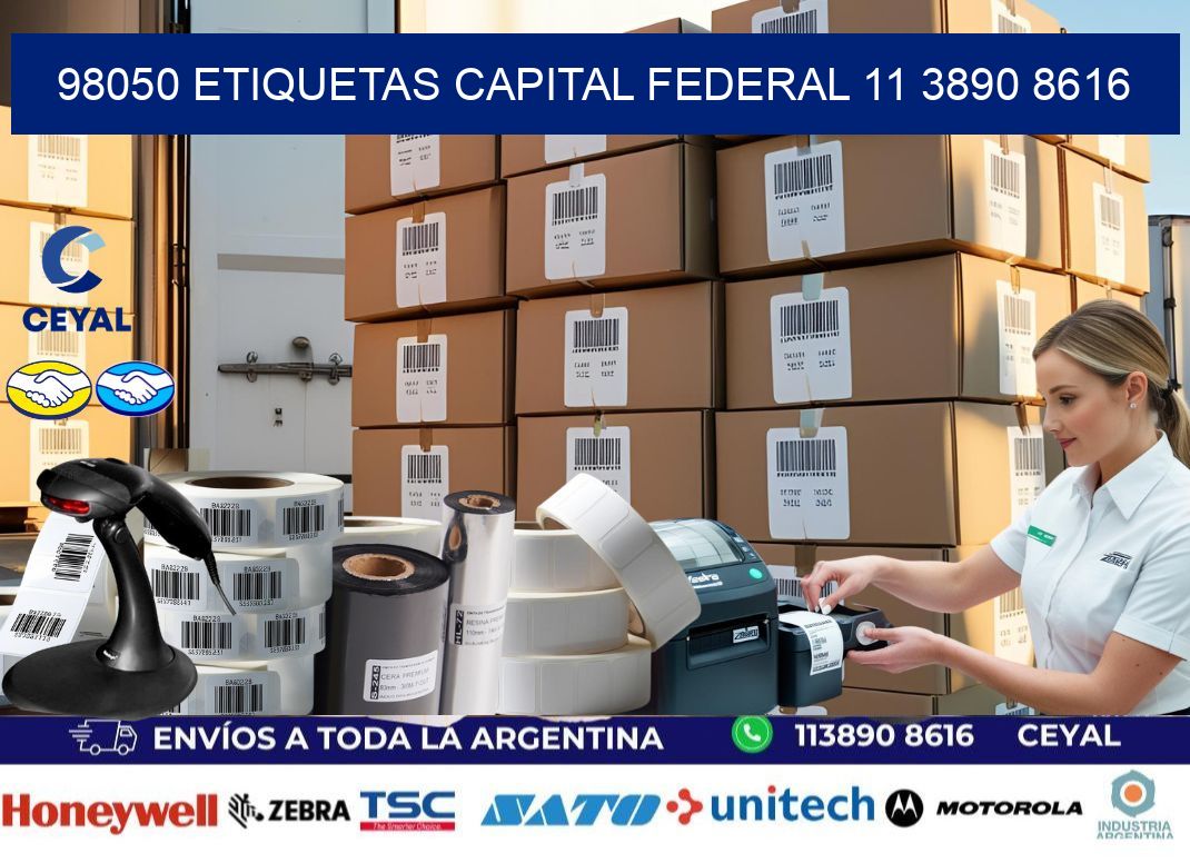 98050 ETIQUETAS CAPITAL FEDERAL 11 3890 8616