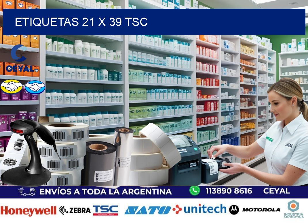 ETIQUETAS 21 x 39 TSC