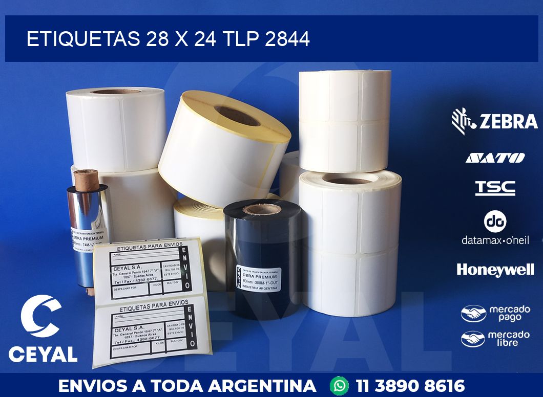 ETIQUETAS 28 x 24 TLP 2844