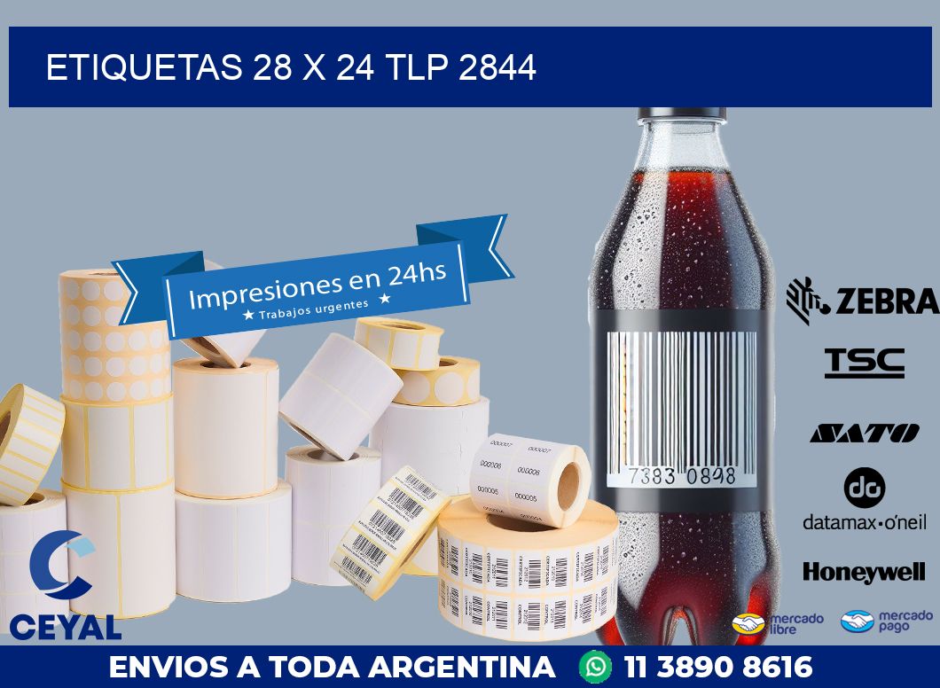 ETIQUETAS 28 x 24 TLP 2844