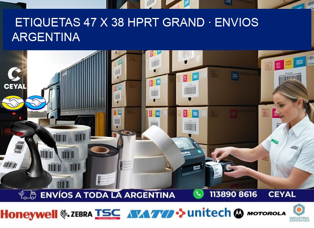 ETIQUETAS 47 x 38 HPRT GRAND · ENVIOS ARGENTINA