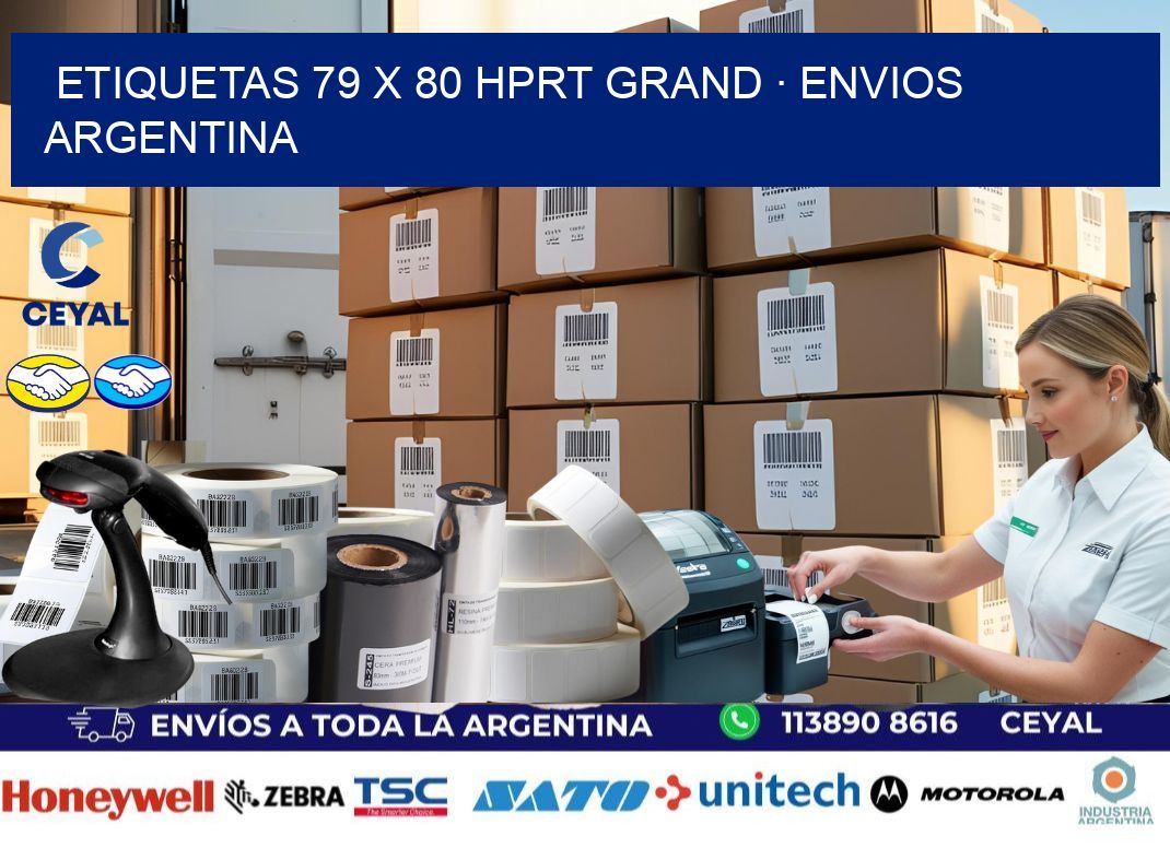 ETIQUETAS 79 x 80 HPRT GRAND · ENVIOS ARGENTINA
