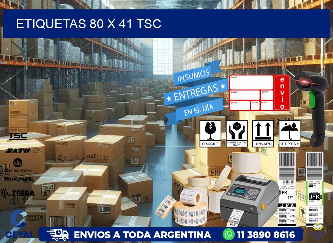 ETIQUETAS 80 x 41 TSC