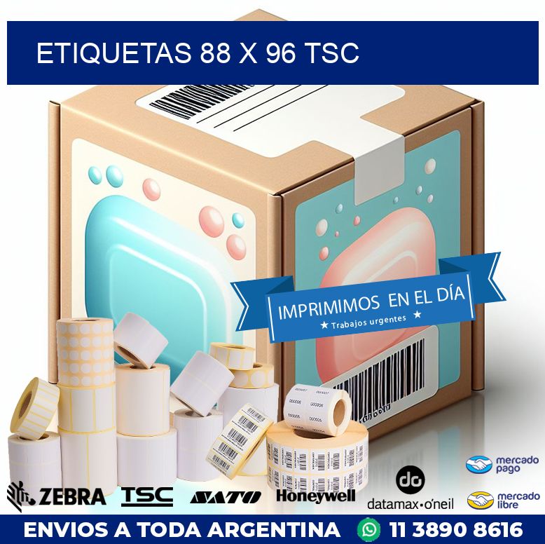 ETIQUETAS 88 x 96 TSC