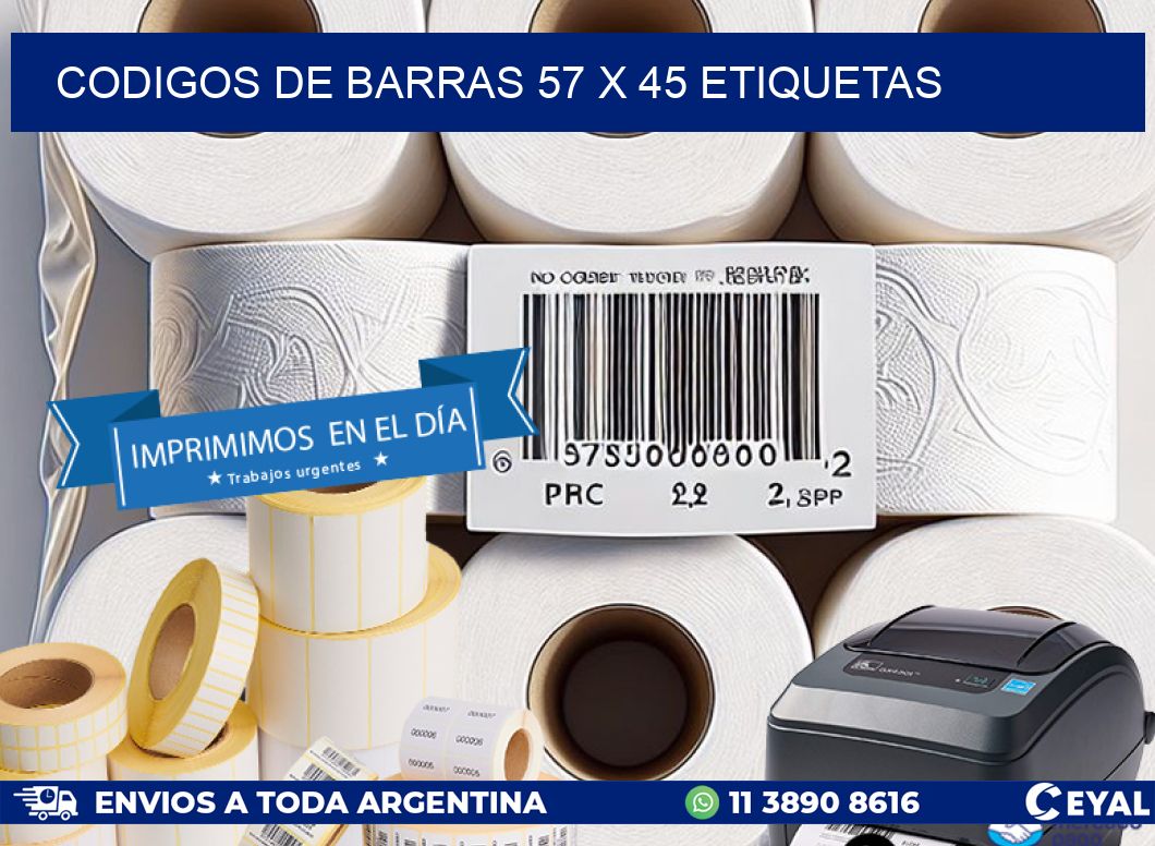 codigos de barras 57 x 45 etiquetas