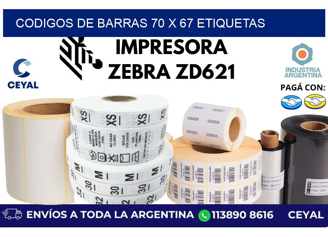 codigos de barras 70 x 67 etiquetas