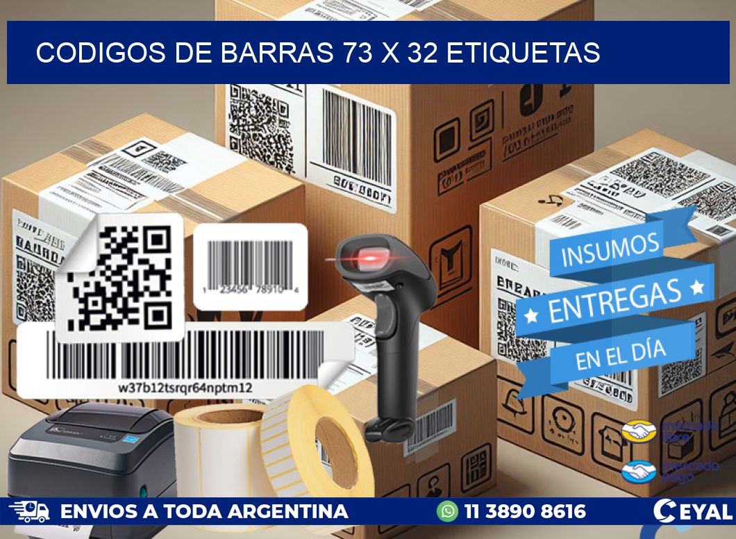 codigos de barras 73 x 32 etiquetas