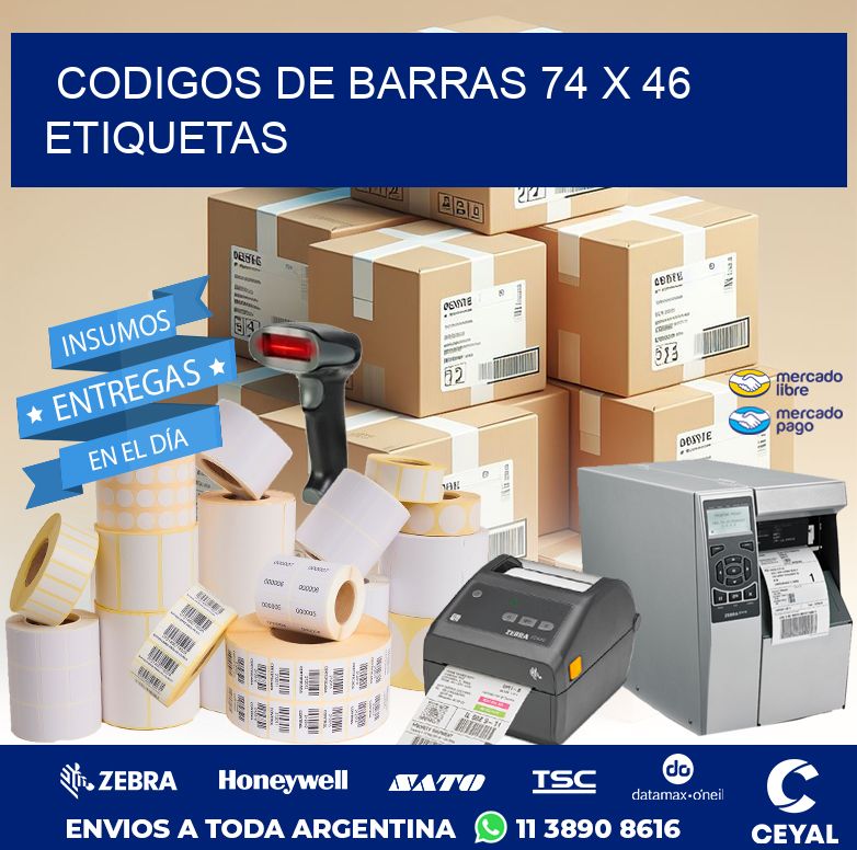 codigos de barras 74 x 46 etiquetas