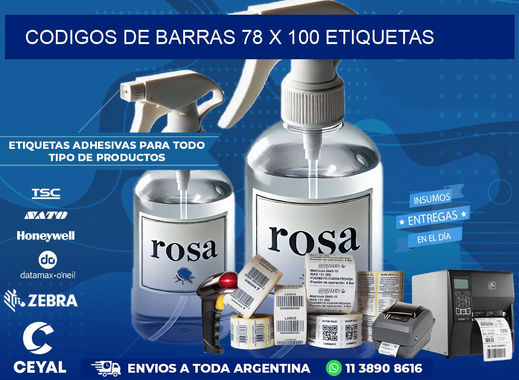 codigos de barras 78 x 100 etiquetas