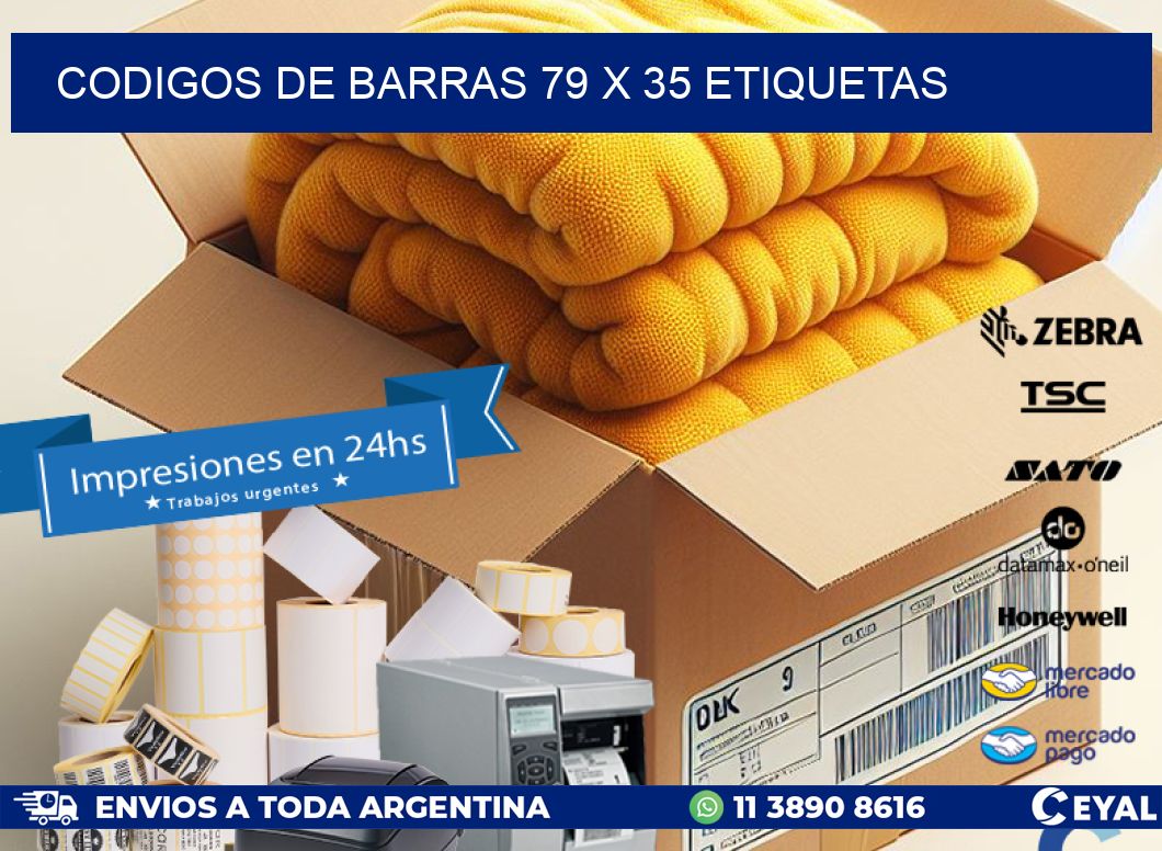 codigos de barras 79 x 35 etiquetas