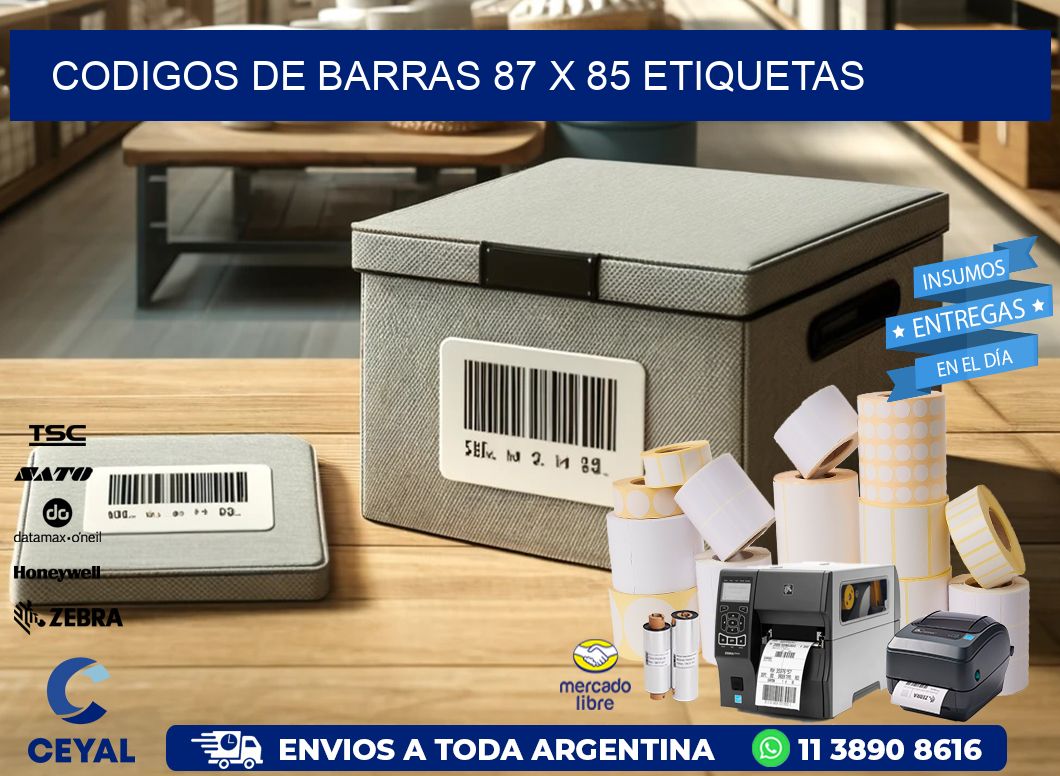 codigos de barras 87 x 85 etiquetas