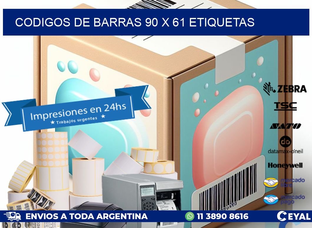 codigos de barras 90 x 61 etiquetas