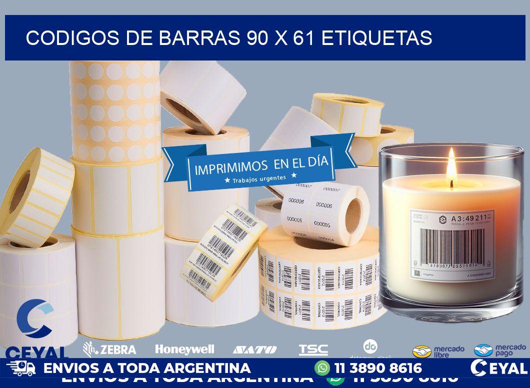 codigos de barras 90 x 61 etiquetas
