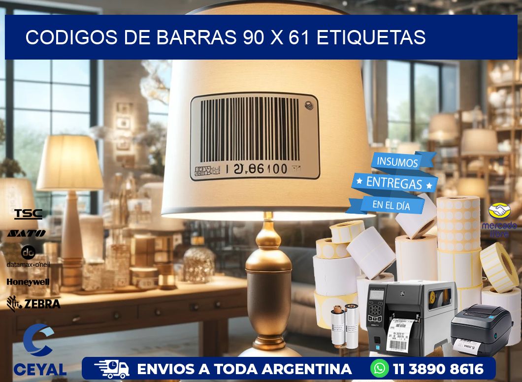 codigos de barras 90 x 61 etiquetas