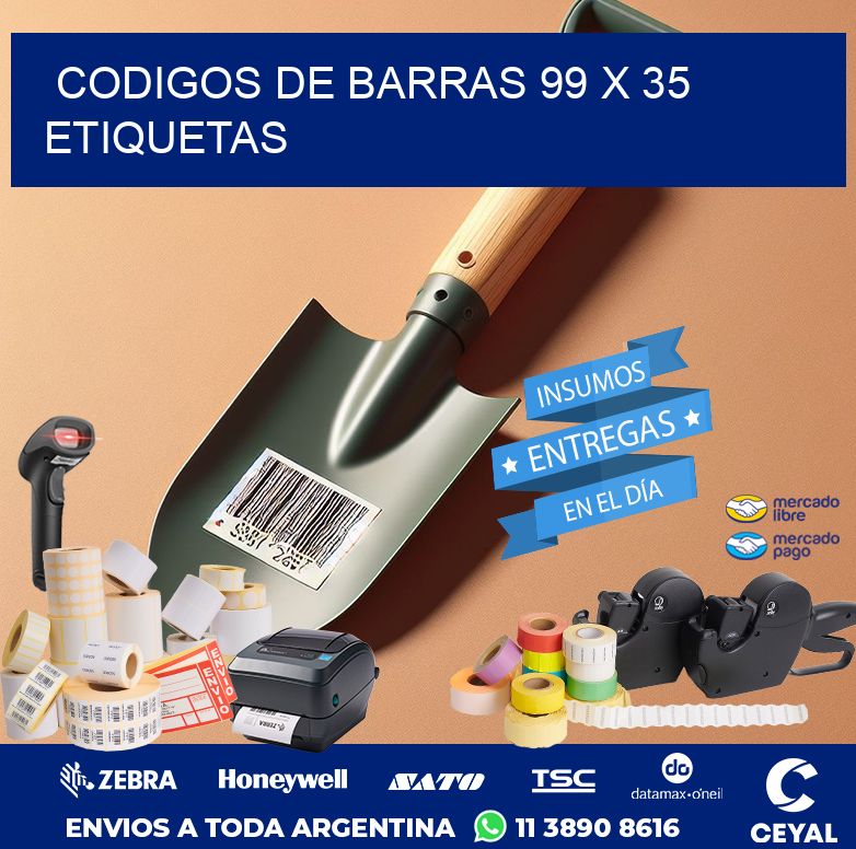 codigos de barras 99 x 35 etiquetas