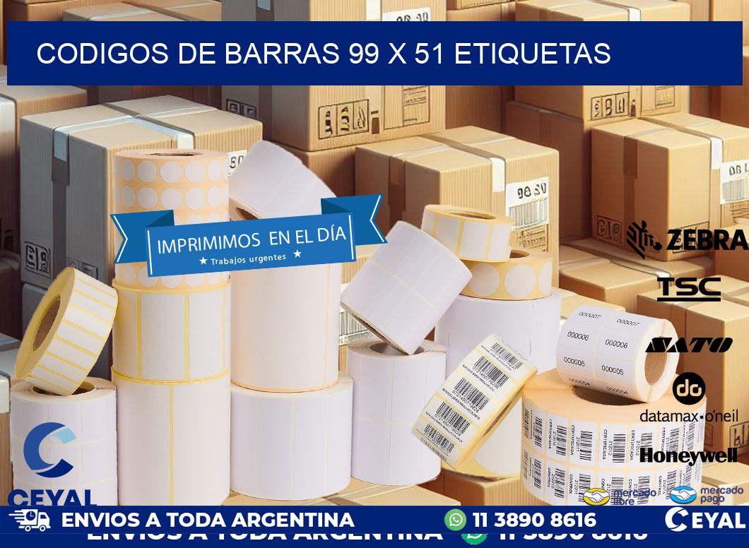 codigos de barras 99 x 51 etiquetas