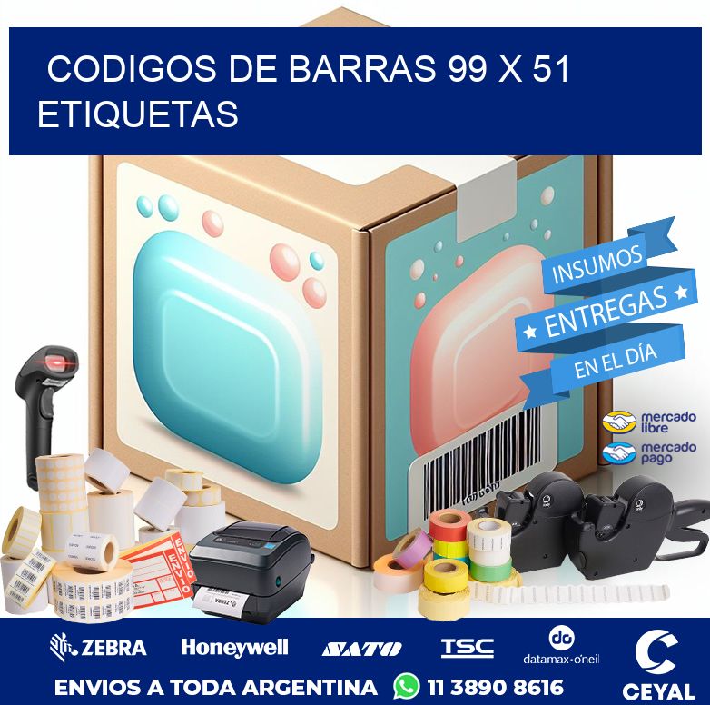 codigos de barras 99 x 51 etiquetas