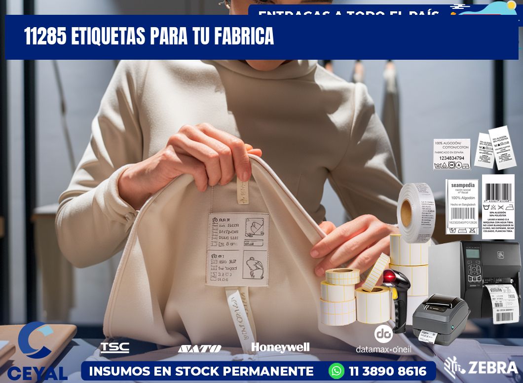 11285 etiquetas para tu fabrica