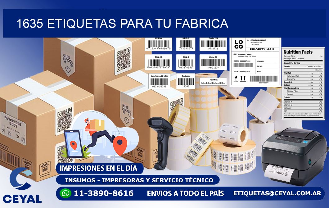 1635 etiquetas para tu fabrica