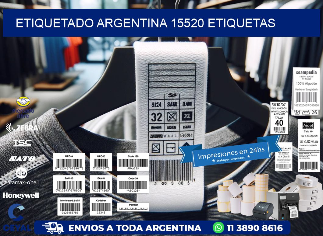 etiquetado argentina 15520 etiquetas