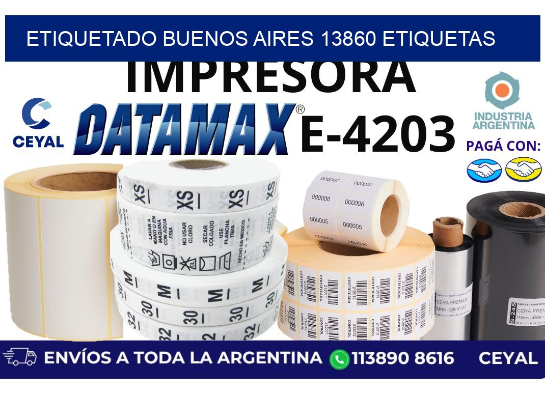 etiquetado buenos aires 13860 etiquetas