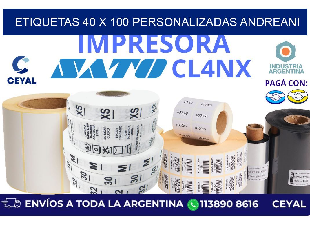 etiquetas 40 x 100 personalizadas andreani