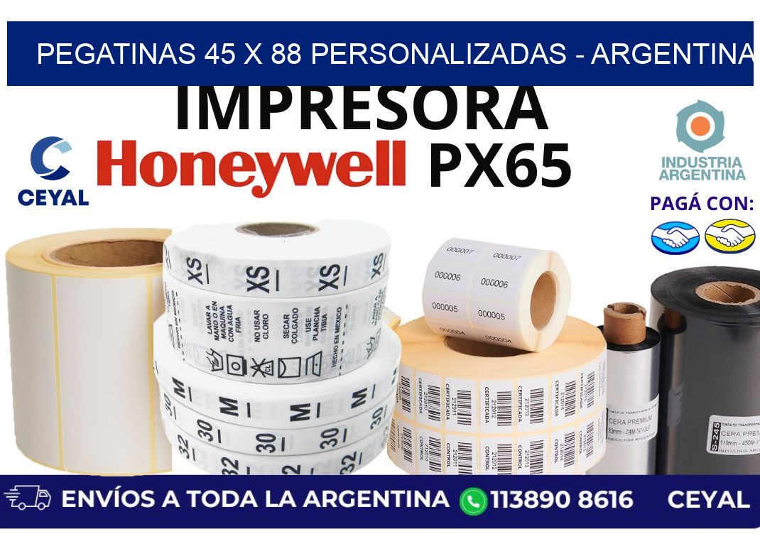 pegatinas 45 x 88 personalizadas - Argentina