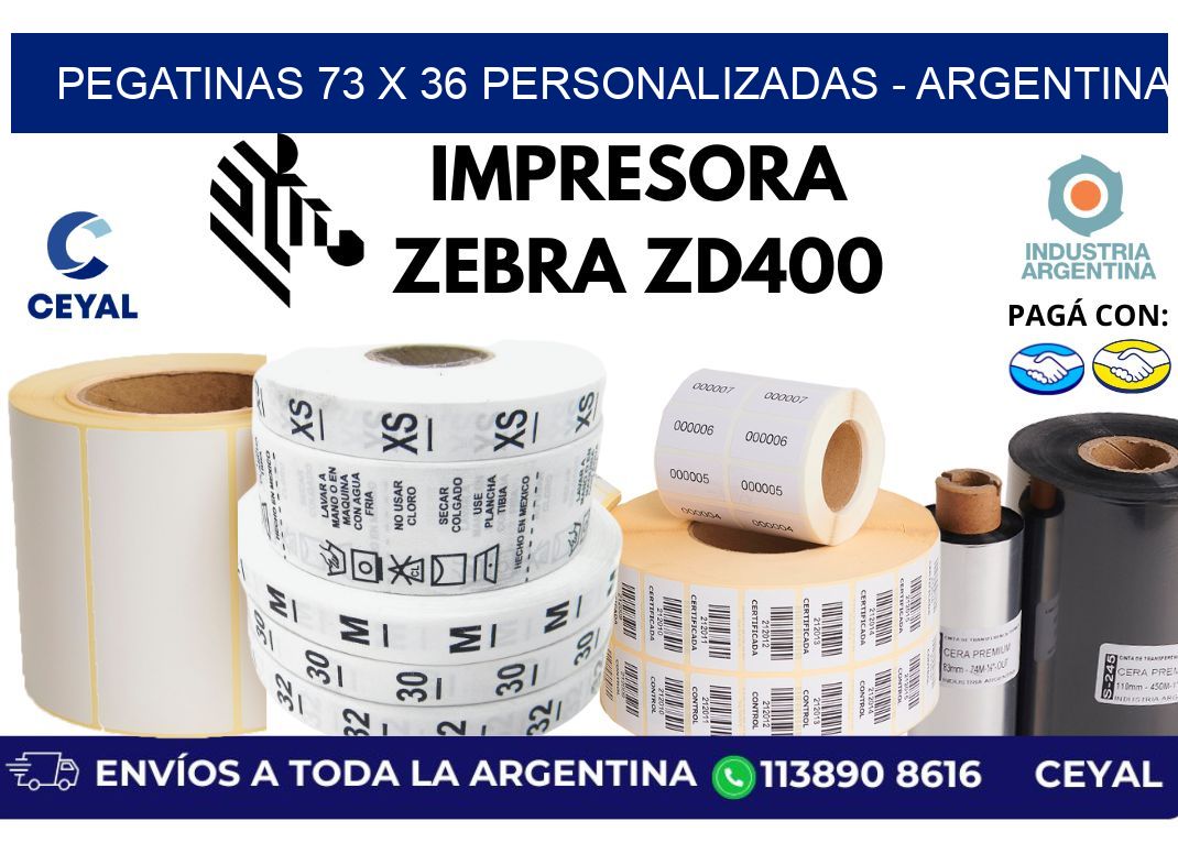 pegatinas 73 x 36 personalizadas - Argentina