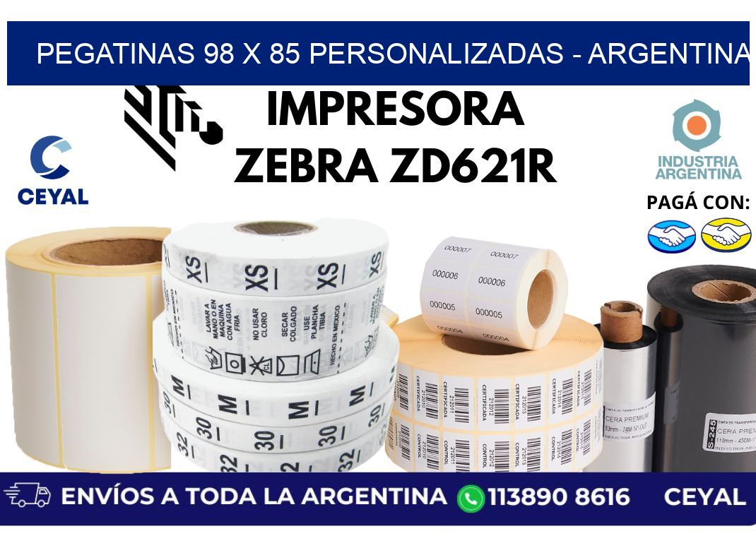 pegatinas 98 x 85 personalizadas - Argentina
