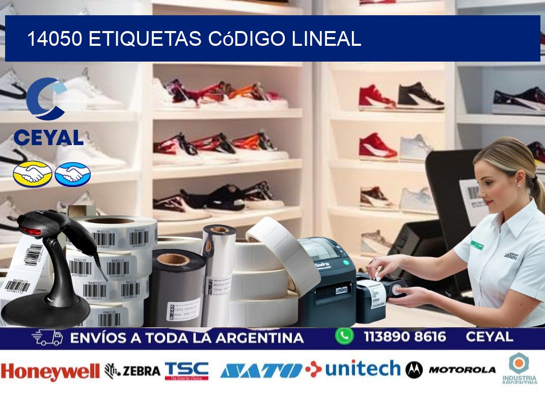 14050 Etiquetas código lineal