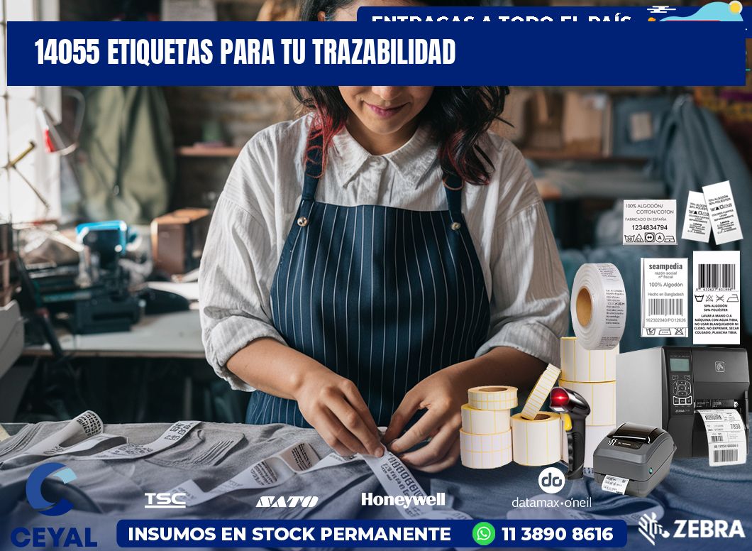 14055 etiquetas para tu trazabilidad
