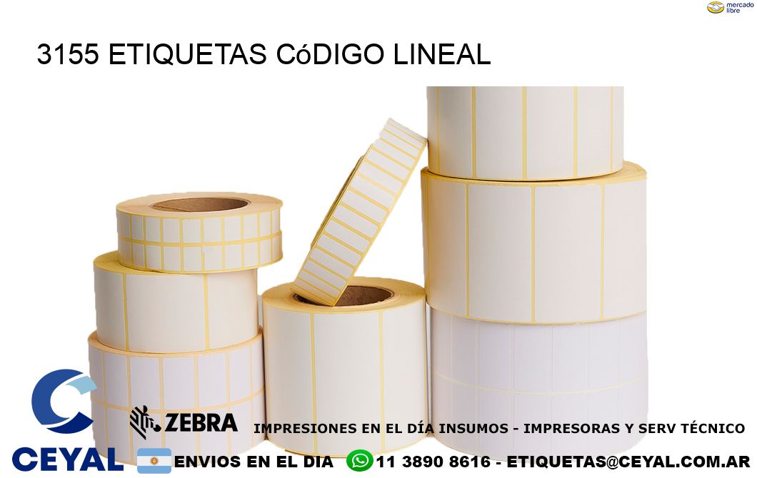 3155 Etiquetas código lineal