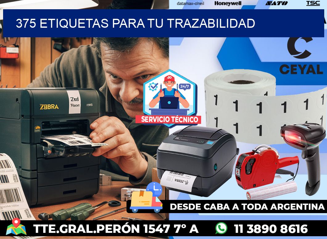 375 etiquetas para tu trazabilidad