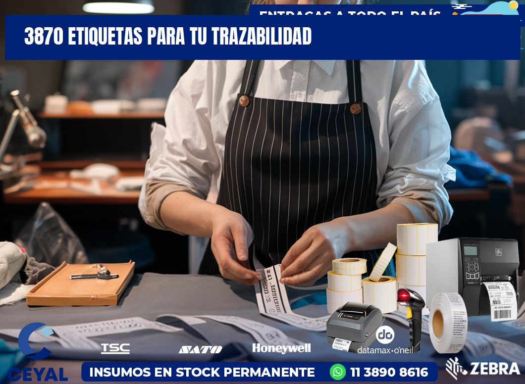 3870 etiquetas para tu trazabilidad