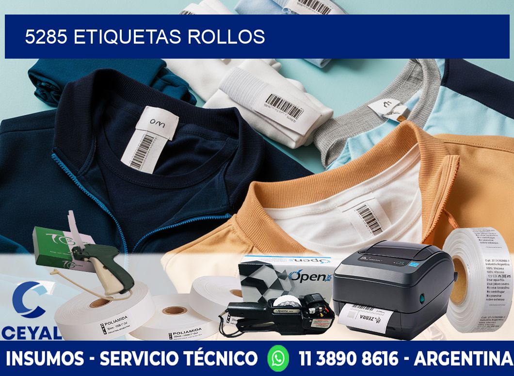 5285 etiquetas rollos