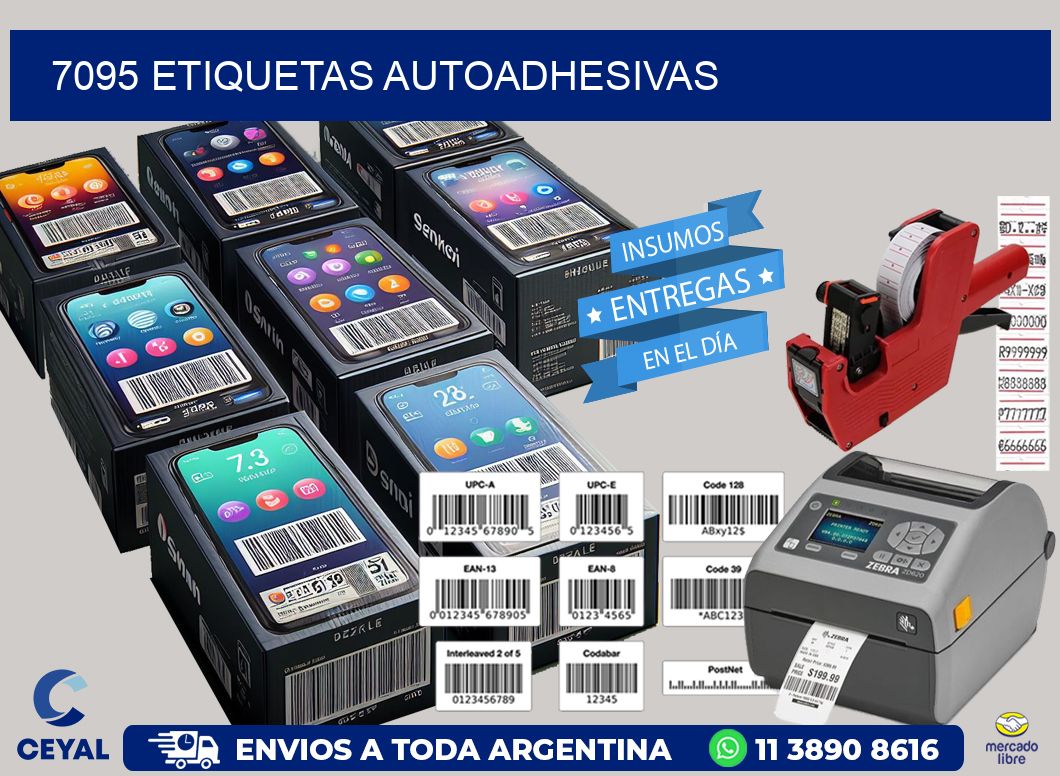 7095 etiquetas autoadhesivas