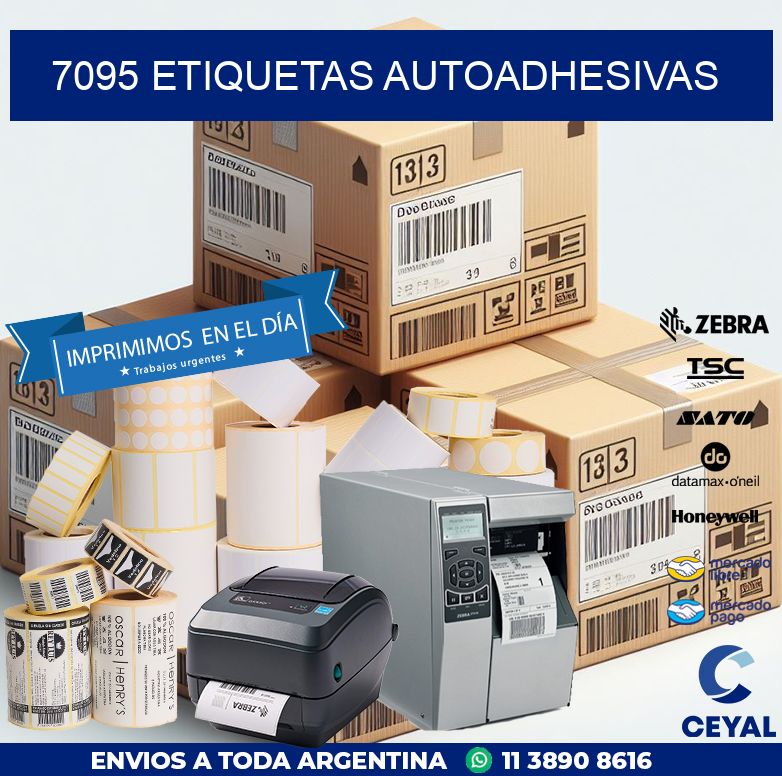 7095 etiquetas autoadhesivas