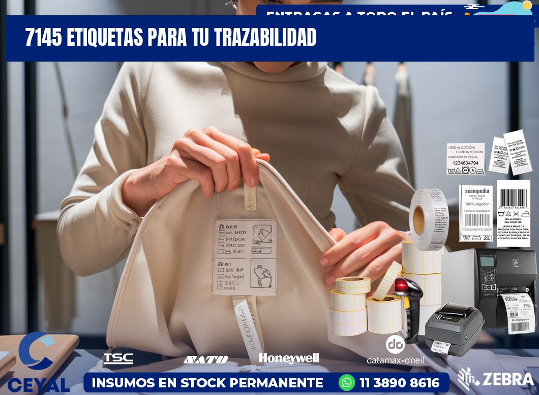 7145 etiquetas para tu trazabilidad